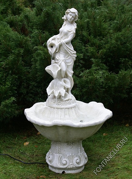 Садовый фонтан Лето,  артикул F1328, размер 52*51*97см. Распродажа садовых фонтанов для дачи!