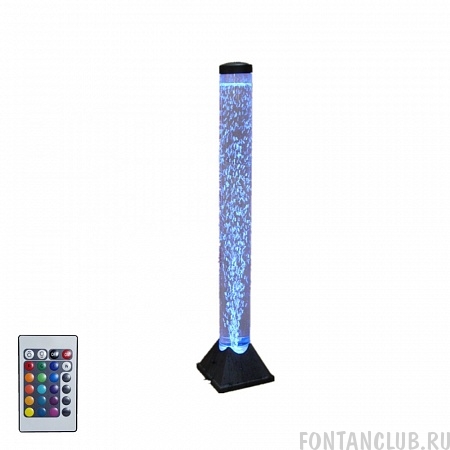 Воздушно-пузырьковая колонна, высота 150см, диаметр 10см, цветная LED подсветка, пульт ДУ
